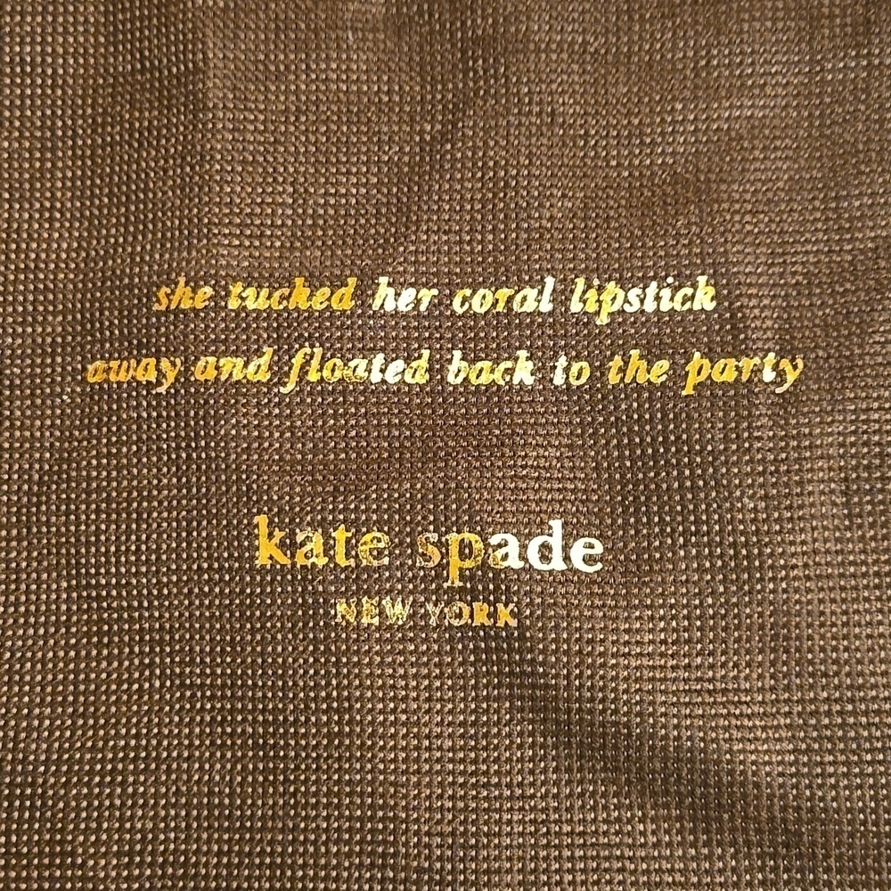 Kate Spade Drawstring Purse Protector Storage Bag - Picture 4 of 5